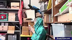 arab teen shoplifter, what will the lp officer do to you?