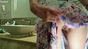 skinny milf rides deep on big dildo and experiences a real orgasm