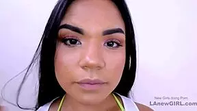fresh face latina model gets fucket at a modeling audition 😍