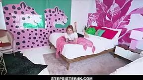 small tits latina teen stepsister with tattoos gets huge dick stepbrother to fuck her anal to orgasm pov