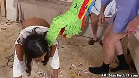 Tickling old men feet and step daddy hardcore going south of the