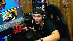 o podcast nem começou e a bruna lambertini ficou pelada, ruan babou - pópum no barraco completo no sheer - red 😏