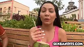 perfect latina teen babe tries her first porn scene