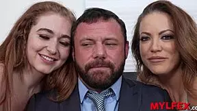 Family supports stepdad intimately