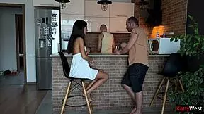 Wife cheats on her husband behind his back and sucks his best friends dick