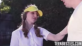 Big tits besties foursome pov hardcore fucking after hot pussy licking sixtynine eat jizz in the end.