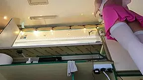 i couldn't resist kissing her naked ass at work