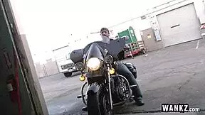 Can This Bad Girl Teen Handle the Mechanic's Big Cock?