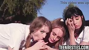 Big tits besties foursome pov hardcore fucking after hot pussy licking sixtynine eat jizz in the end.