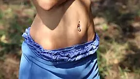 Beautiful babe sapphira a poses in blue for metart