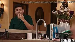 horny huge tits teen hailey rose saves job with dirty knowledge