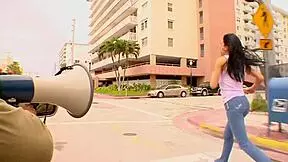 Petite 18+ Brunette Eva Ellington In Stockings And Heels Loves Thick Cock Filling Her Pussy