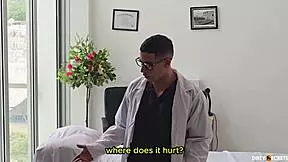 My Wife Takes Me to the Doctor She Ends Up Having Sex with the Doctor and the Toilet Boy