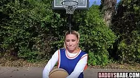 Stepdaughter Playing Basketball And Fucking With Stepdad?
