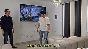 I Make An Agreement With My Stepson To Fuck My Wife So He Won't Rat Me Out To My Transsexual Girlfriend