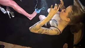 eden ivy and megan inky turn casting into wet orgy licking