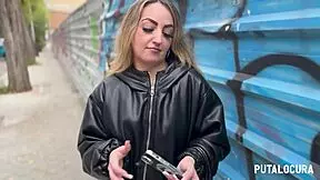 I-I caught this cute teen blonde and she swallowed all my cum after blowjob