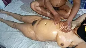 desi indian hot bhabhi full nude massage with fingering and anal
