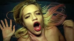 Step Brother Roughly Fucks Beautiful Sister With Light Pink Hair