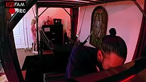 madison summers begs stepdad to tie her up in sex dungeon