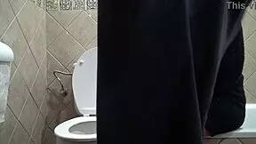 Stepmother watches stepson piss