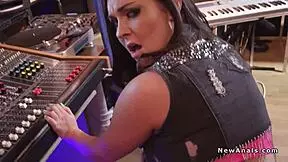 big ass singer gets anal fucked in pov style right in the studio