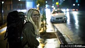 Out-Of-Town Teen Seduced By Two Strong Black Men In Intense Threesome