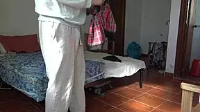 I caught my 18-year-old stepson masturbating on my clothes