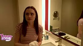 Stepdad cums in 18yo reese robbins