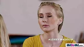 Stepmommy denies pussy access to both teens in the room for a week