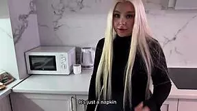 young landlady in stockings needs fuck or money