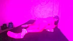 lesbians giving each other pleasure with their tongues at party