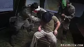 hot teen caught sneaking in military base uniform