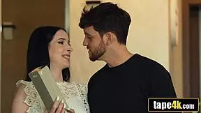 hungarian hottie rides bad boys cock