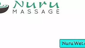 Busty Redhead Teen Masseuse Prepares Client for Nuru Massage