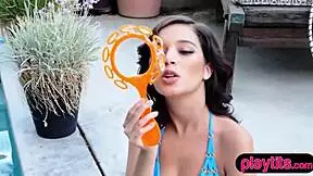 Beautiful Brunette Eden Arya Undresses Seductively