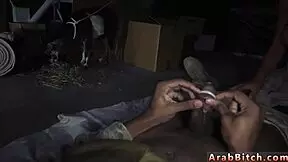 homeless brunette teen uses dildo and anal toys at drop point 23km