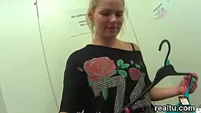 adorable czech chick gets seduced in shopping centre and banged in pov