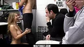 The milf shoplifter will do whatever it takes to clean her records - milfthief