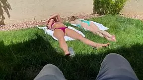 My step aunt lets me fuck her - helena price