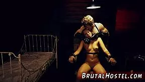 Teen Flashes Small Tits and Mouth Fart Bondage