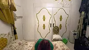 Petite redhead Ivy explores sucking and fucking in masked debut