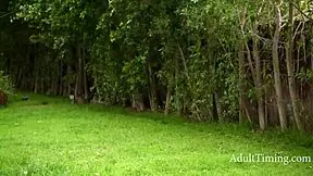 Curiosity to connection teen 18+ fucks her older nudist neighbor.