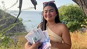 Latina Tourist Cheats On Husband With Stranger For Money