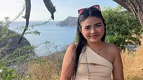 Latina Tourist Cheats On Husband With Stranger For Money
