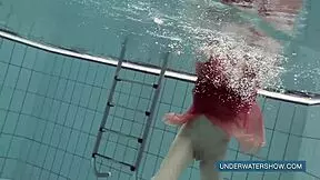 katya okuneva at pool