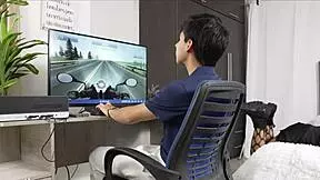 Horny stepsister wants to play with her virgin stepbrothers cock valentinx1