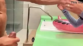 muscular guy in dorm