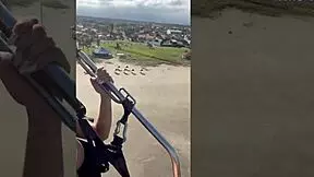 Priscila Belini Naked And Masturbating On Paramotor In Outdoor Beach Setting