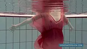 katya okuneva at pool